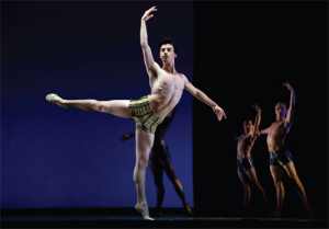 Joseph Walsh in Houston Ballet’s production of Stanton Welch’s Tu Tu. PHOTO: RON MCKINNEY.