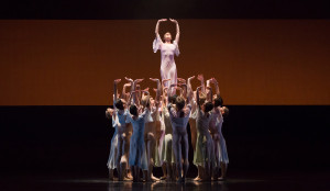 Barbara Bears and Artists of the Houston Ballet in Of Blessed Memory. Photo by Amitava Sarkar.