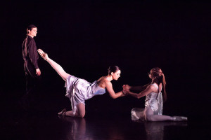 Nicolay Dance Works - 'Facets of the Dreamer' - Robert Clark, Miranda Colley and Kirsten Garner. Photo by Lynn Lane.