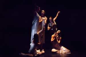 Nicolay Dance Works - Kirsten Garner, Miranda Colley, Kaylee DeMetrotion, Rachel Cox, Alyssa Morales. Photo by Lynn Lane
