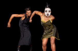 Okwui Okpokwasili and Nora Chipaumire. Photo by Antoine Tempe.