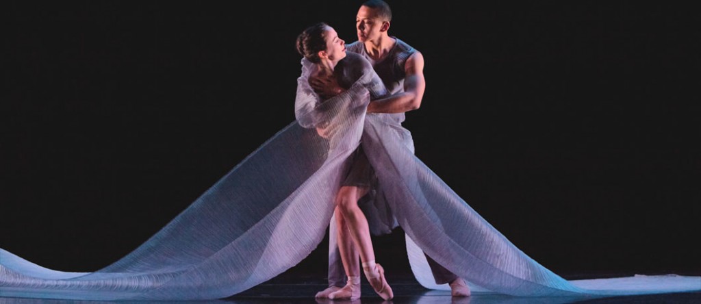 Clifton Brown and Laura Mead in Jessica Lang’s Among the Stars. Photo by Todd Burnsed.