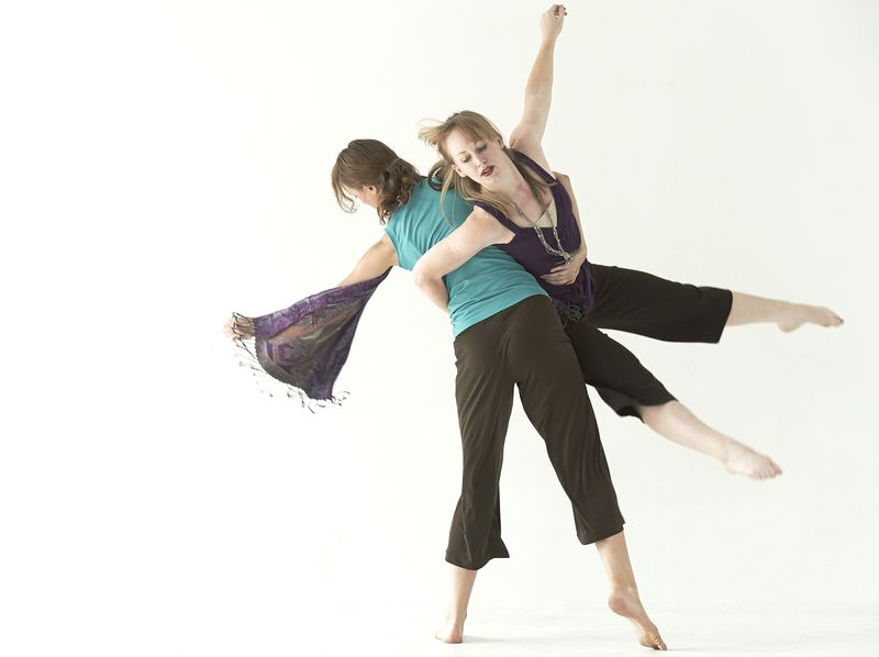 Choreographers X6 - Rebekah Chappell. Photo by Simon Gentry. Rebekah Chappell and Ashley Horn pictured